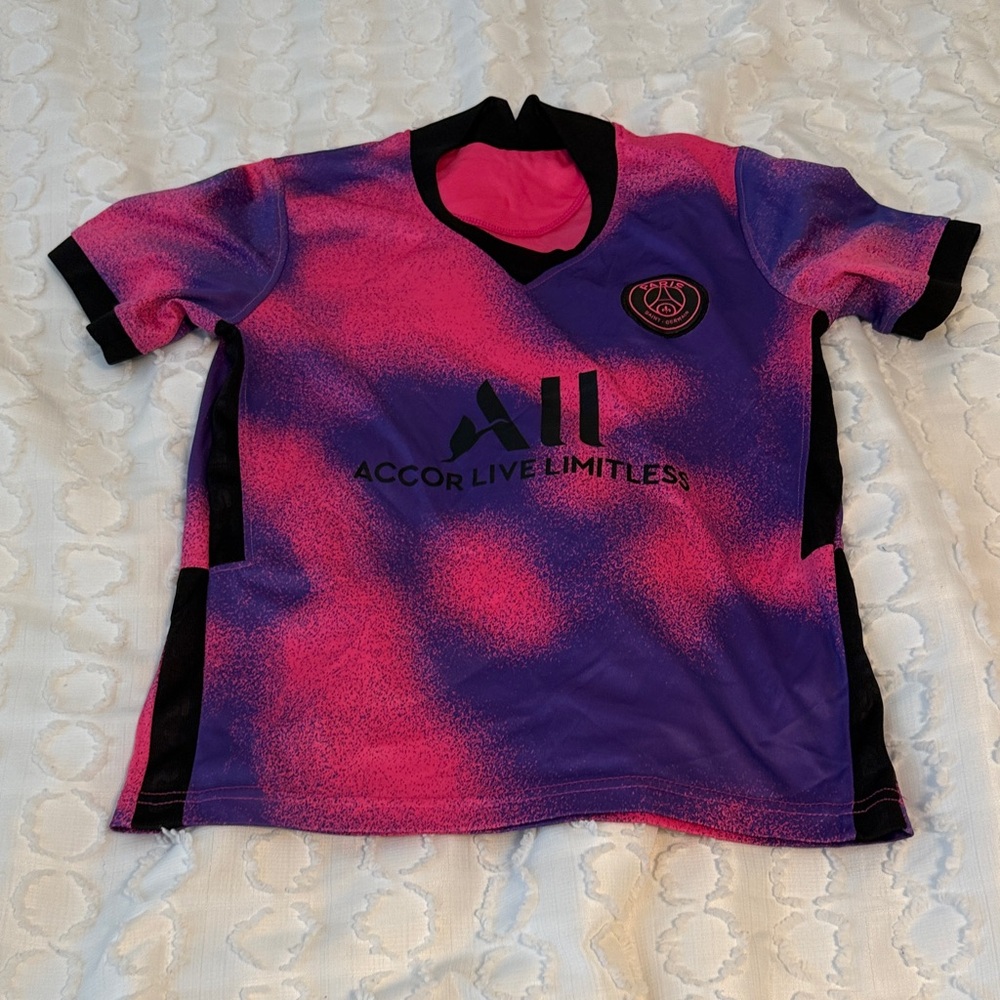 Nike Kids Pink and Purple Jersey